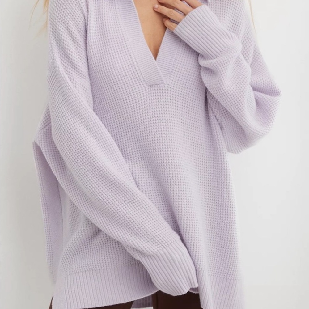 Aerie Waffle Lounge Sweater